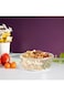 Rahalife Round Glass Container  Storage Container Food Storage Box Transparent Container 950ml