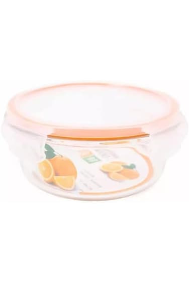 Rahalife Round Glass Container  Storage Container Food Storage Box Transparent Container 950ml