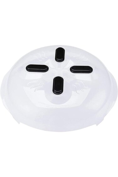 KASTWAVE Magnetic Microwave Cover for Food, Microwave Splatter Cover Clear Plate Dish Covers for Mi