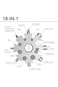 SO-OK Men's &amp; Women's 18 in 1 Stainless Steel Multifunctional Snowflake Bottle Opener/Bicycle Wrenc