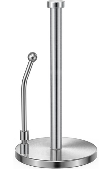 حامل مناشف ورقية من توريسيك، موزع مناشف ورقية بقاعدة مرجحة غير قابلة للانزلاق، ذراع زنبركي