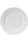 BARALEE PORCELIAN CERAMIC SIMPLE PLUS WHITE FLAT PLATE, 091001A, 16 CM (6 1/4"), PACK OF 6, Dinner