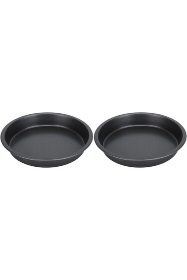 Deep Dish Pizza Pan, Pizza Pan For Oven Round Pizza Pan Cast Iron Deep Dish Pizza Pan 2Pcs Non Stic