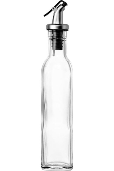 Portal AE Olive Oil Dispenser - Oil and Vinegar Bottle with Dispenser - 250 ml Clear