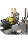GREBIRD Sponge Holder for Kitchen Sink Caddy Organizer, Sink Sponge Rack, Dish Sponge Holder with R