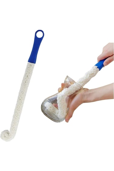 Canwilon 2pcs Long Bottle Brush Cleaner, Bendable Flexible Water Bottles Cleaner Brushes with Long