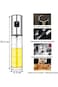 2pcs Oil Sprayer with Stainless Steel Lid &amp; Seasoning Bottle, 100ml Olive Oil Spritzer, Food-grade