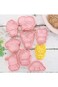 Excefore Cartoon Cookie Cutter Set,8 Piece - Children's Baking Set,Cartoon Stamped Embossed Cookie