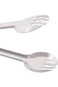 Raj Stainless Steel Tong, Silver-HKT001