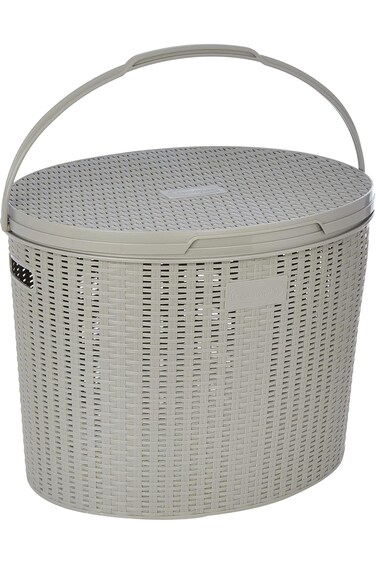 Cosmoplast 27L Cedarattan Picnic Basket
