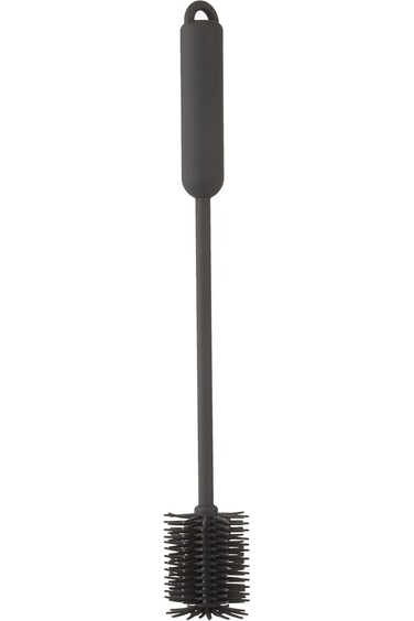 W&amp;P WP-PBR-CH Porter Brush, Silicone Bristled Dish Cleaning Tool, Narrow Mouth Glassware, Champagne