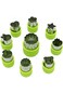 Vegetable Cutter Shapes Set (9 Piece) - Mini Cookie Cutters, Vegetable Shape Cutters for Kids, Bent