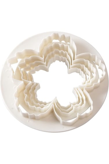SPHTOEO Bigger Peony Petals Flower Cutter, Set of 4pcs Gum Paste Flowers Cake Decorating Cutter Fon