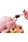 Spices Sauce and Spices Injection Needle Syringe for Turkey and Grilling Meat,