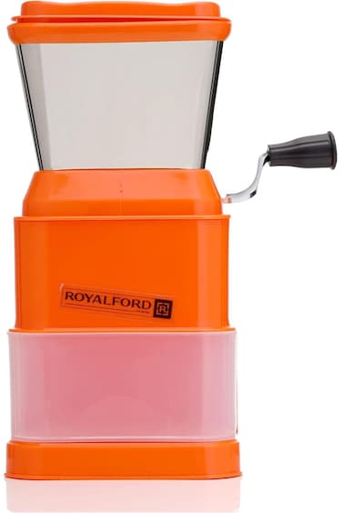 Royalford Chilly Nuts and Vegetable Grater, Manual Grater, RF11037 Rotating Handle Grater Stainless