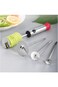 VicJoye Vegetable Corer, Stainless Steel Vegetable Drill 4 Sizes Veggie Spiralizer with Ergonomic A