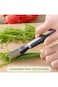 2PCS Onion Shredder - Multifunction Stainless Steel Vegetable Cutter, Stainless Steel Scallion Slic