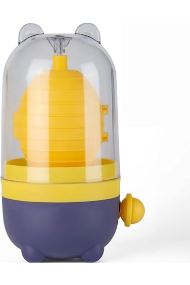 Khazna Portable Scrambler, Golden Egg Maker Hand-Pull, Egg Scrambler Shaker, Kitchen Cooking Tools