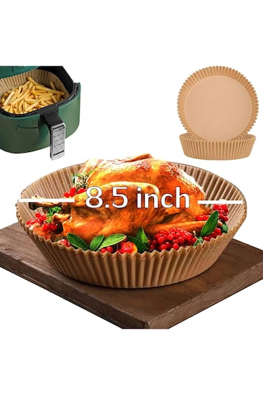 Topavatop Large Size Air Fryer Disposable Paper Liner,Parchment Paper Liners for 4.5-6QT Air fryer,