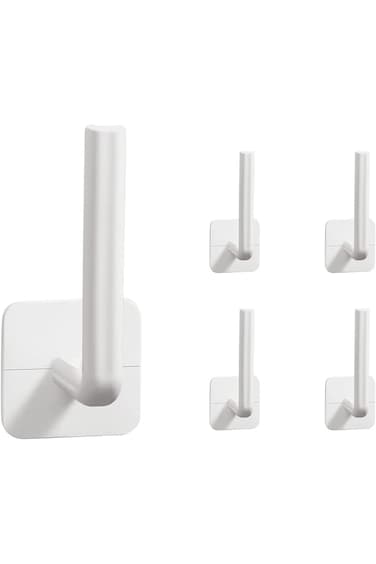 حامل مناشف ورقية بخطاف، رف بلاستيكي للمطبخ معلق على الحائط، لوح تقطيع خالٍ من الثقوب