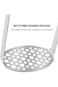 Freewalk Potato Masher,Smooth Potato Masher Stainless Steel Baby Food Fruit Vegetable Masher with B