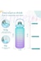 Aimeur Sports Water Bottles Set of 3, 2000ml+900ml+500ml BPA Free Motivational Sports Water Bottle