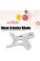 Blade, Stainless Steel Meat Grinder Blade Replacement, Easy to Install and Disassemble for All Kitc