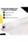 AlsayedP 40 Pcs White Sufra Roll Plastic Table Cover Roll 105 x 85 cm Disposable Table Cloth for Pi
