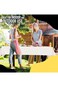 AlsayedP 40 Pcs White Sufra Roll Plastic Table Cover Roll 105 x 85 cm Disposable Table Cloth for Pi