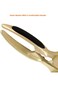 Biki Garlic Press for Kitchen, Stainless Steel Peeler Garlic Crusher (Gold)
