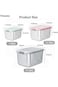 Rice Storage Container,Household Rice Barrel,Food Flour Storage Bins with Lids &amp; Cup,BPA Free,Kitch