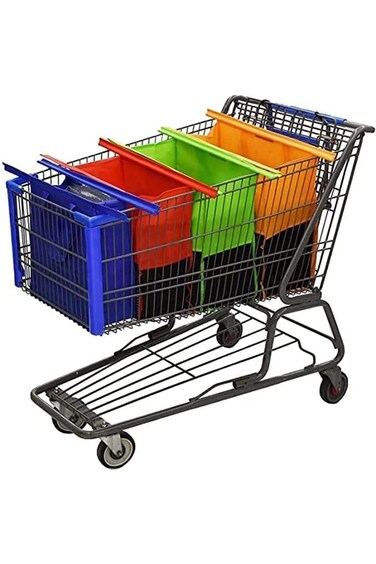 Trolley bags Trade Switch Shopping bags, Reusable Grocery Bags, Shopping Cart Bags for Groceries wi