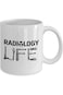 CustUmmMerch Radiology Life Coffee Mug Radiologist Funny X-Ray Technician Rad Tech