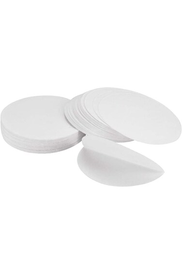 بالاكو ١٠٠ ورقة من ورق الترشيح النوعي دوائر متوسطة الحجم من مستلزمات المختبر ورق ترشيح السليلوز الخالي من الرماد