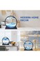 Wantoty Moving Sand Art Picture - 3D Deep Sea Sandscape Color Quicksand Decor, Round Glass Moving S