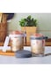 Tazweeq Overnight Oats Containers Set of 2, Overnight Oats Jars with Lid and Spoon, 350ML Large Cap