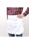 KASTWAVE White Waist Apron Half Apron Kitchen Half Waist Apron Ruffle Chef Work Bib Maid Apron Dres