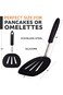 KASTWAVE Silicone Turner Spatula Pancake Spatula Nonstick Set 600F Heat-Resistant Flexible Rubber S