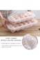 Paporich 2 Pack Covered Egg Holders For Refrigerator, Plastic Storage Container/Deviled Egg Tray Ca