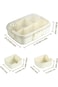Divided Serving Tray with Lid and Handle,6 Compartments Snack Containers,Portabl Snack Platters,Sna