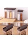ELECDON Condiment Jar, 6Pcs Seasoning Box Condiment Storage Container Barbecue Storage Containers K
