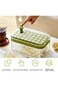 Ice Cube Tray with Lid for Freezer 64 Nuggets Silicone Ice Cube Tray with Lid and Bin, Ice Cube Mol
