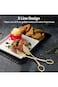 Bluejw Gold Serving Tongs for Serving Food, Small Buffet Kitchen Cake Tongs Bread Tongs Thickening