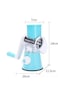 Manual Rotary Food slicer Cheese Grater Kitchen Mandolin Vegetable Slicer 4 Pcs 3 In 1 Handheld Spi