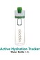 Aladdin Active Hydration Tracker Water Bottle 0.8L Green &ndash; One-Hand Push Button Leakproof Lid   Ref