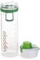 Aladdin Active Hydration Tracker Water Bottle 0.8L Green &ndash; One-Hand Push Button Leakproof Lid   Ref