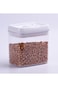 Home Concept Air Tight storage food storage container 1.4 L Clear/white