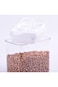 Home Concept Air Tight storage food storage container 1.4 L Clear/white