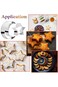 Moon and Star Cookie Cutters Shapes, 4Pcs Stainless Steel Biscuit Cutters Molds, Mini Cookies Cutte