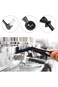 Dustproof 4 Pcs Coffee Machine Brush Cleaner, Grinder Cleaning Tool With Spoon for Bean Grain, Bari